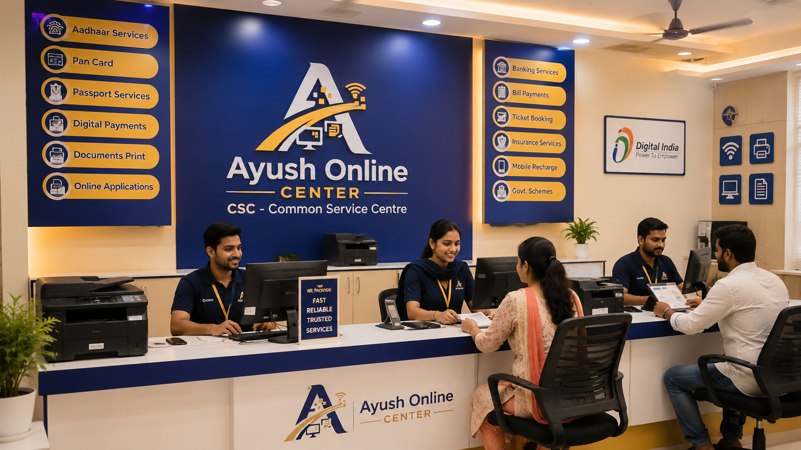 Ayush Online Center - CSC Morena